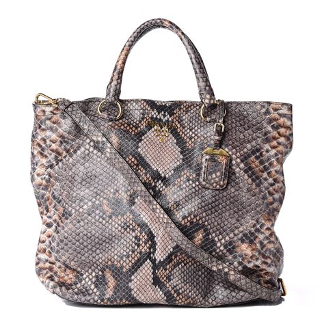 prada snakeskin bag.